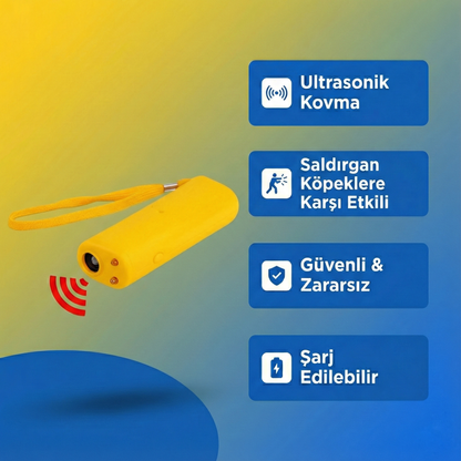 Defendo Ultrasonik Köpek Kovucu Cihaz